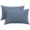 Kanapé párnák 2 pcs Kék 60 x 40 cm Bársonyos szövet