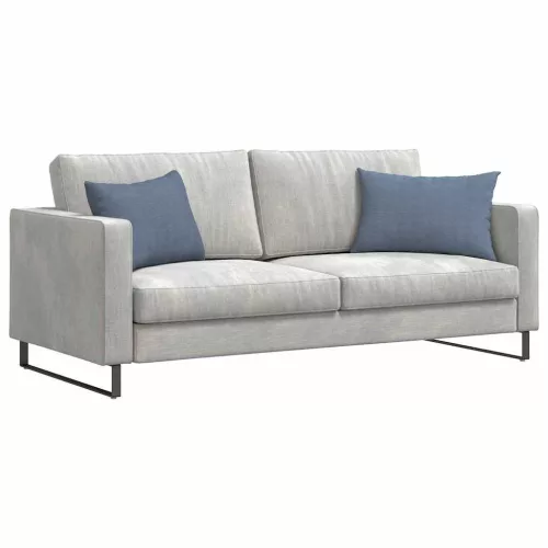 Kanapé párnák 2 pcs Kék 60 x 40 cm Bársonyos szövet