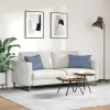 Kanapé párnák 2 pcs Kék 60 x 40 cm Bársonyos szövet