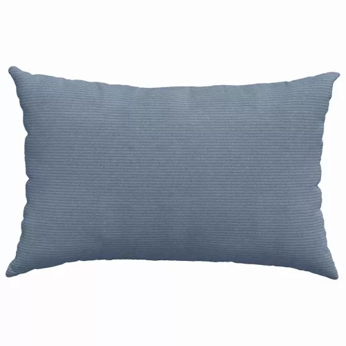Kanapé párnák 2 pcs Kék 60 x 40 cm Bársonyos szövet