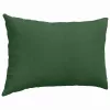 Kanapé párnák 2 pcs Sötétzöld 60 x 40 cm Bársonyos szövet