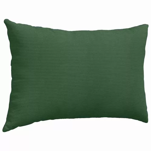 Kanapé párnák 2 pcs Sötétzöld 60 x 40 cm Bársonyos szövet
