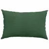 Kanapé párnák 2 pcs Sötétzöld 60 x 40 cm Bársonyos szövet