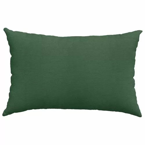 Kanapé párnák 2 pcs Sötétzöld 60 x 40 cm Bársonyos szövet