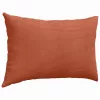 Kanapé párnák 2 pcs Piros Narancs 60 x 40 cm Bársonyos szövet