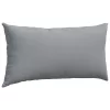 Kanapé párnák 2 pcs Világosszürke 80 x 40 cm szövet