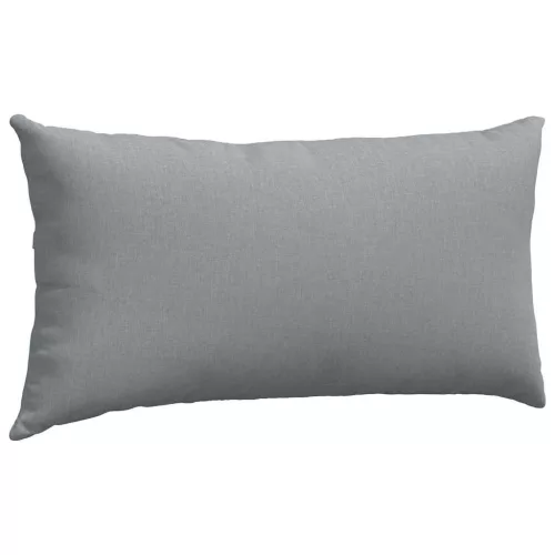 Kanapé párnák 2 pcs Világosszürke 80 x 40 cm szövet