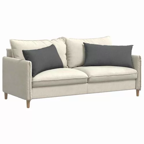 Kanapé párnák 2 pcs Sötétszürke 80 x 40 cm szövet
