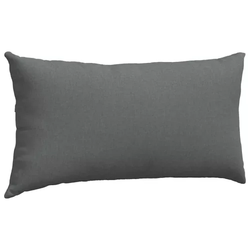 Kanapé párnák 2 pcs Sötétszürke 80 x 40 cm szövet