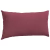 Kanapé párnák 2 pcs Bordó 80 x 40 cm szövet