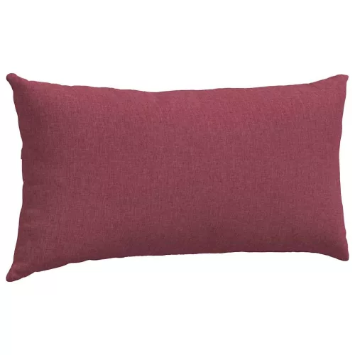 Kanapé párnák 2 pcs Bordó 80 x 40 cm szövet