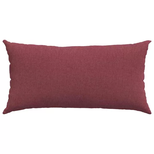 Kanapé párnák 2 pcs Bordó 80 x 40 cm szövet