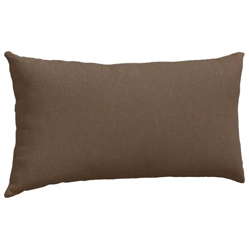 Kanapé párnák 2 pcs Barna 80 x 40 cm szövet