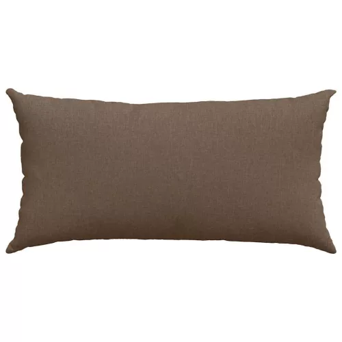 Kanapé párnák 2 pcs Barna 80 x 40 cm szövet
