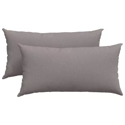 Kanapé párnák 2 pcs Tópszínű 80 x 40 cm szövet