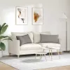 Kanapé párnák 2 pcs Tópszínű 80 x 40 cm szövet