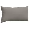 Kanapé párnák 2 pcs Tópszínű 80 x 40 cm szövet