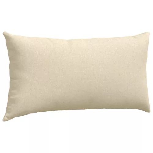 Kanapé párnák 2 pcs Krém 80 x 40 cm szövet