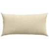 Kanapé párnák 2 pcs Krém 80 x 40 cm szövet
