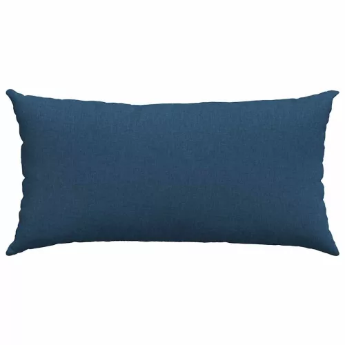 Kanapé párnák 2 pcs Kék 80 x 40 cm szövet
