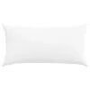 Kanapé párnák 2 pcs Fehér 80 x 40 cm szövet