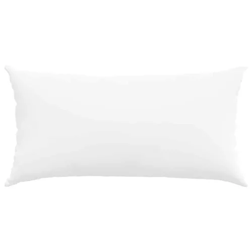 Kanapé párnák 2 pcs Fehér 80 x 40 cm szövet