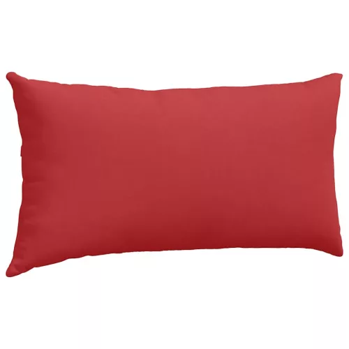 Kanapé párnák 2 pcs Piros 80 x 40 cm szövet