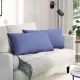 Kanapé párnák 2 pcs Kék 80 x 40 cm szövet