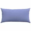Kanapé párnák 2 pcs Kék 80 x 40 cm szövet