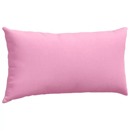 Kanapé párnák 2 pcs Rózsaszín 80 x 40 cm szövet