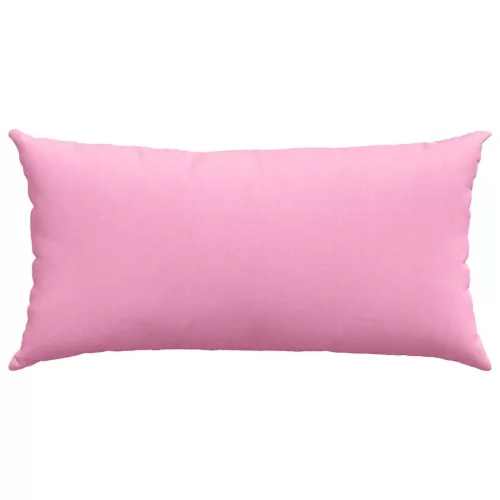 Kanapé párnák 2 pcs Rózsaszín 80 x 40 cm szövet