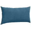 Kanapé párnák 2 pcs Kék 80 x 40 cm Bársonyos szövet