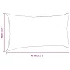 Kanapé párnák 2 pcs Sötétszürke 80 x 40 cm Bársonyos szövet