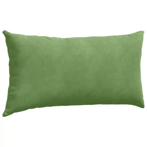 Kanapé párnák 2 pcs Világos zöld 80 x 40 cm Bársonyos szövet