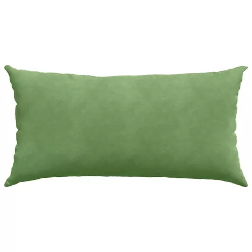 Kanapé párnák 2 pcs Világos zöld 80 x 40 cm Bársonyos szövet