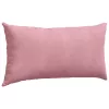 Kanapé párnák 2 pcs Rózsaszín 80 x 40 cm Bársonyos szövet