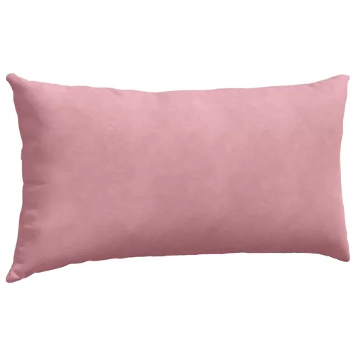 Kanapé párnák 2 pcs Rózsaszín 80 x 40 cm Bársonyos szövet
