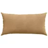 Kanapé párnák 2 pcs Barna 80 x 40 cm Bársonyos szövet