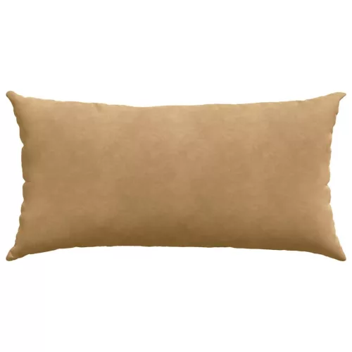 Kanapé párnák 2 pcs Barna 80 x 40 cm Bársonyos szövet
