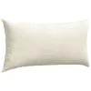 Kanapé párnák 2 pcs Krém 80 x 40 cm Bársonyos szövet