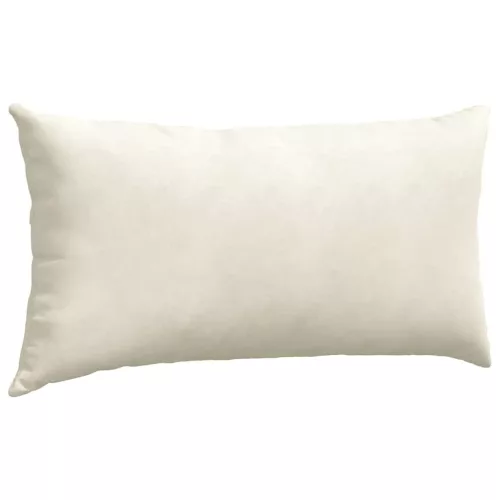 Kanapé párnák 2 pcs Krém 80 x 40 cm Bársonyos szövet