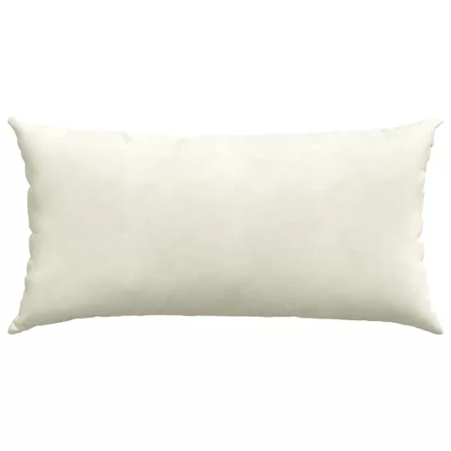 Kanapé párnák 2 pcs Krém 80 x 40 cm Bársonyos szövet