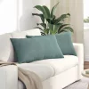 Kanapé párnák 2 pcs Tengeri Zöld 80 x 40 cm Bársonyos szövet