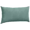 Kanapé párnák 2 pcs Tengeri Zöld 80 x 40 cm Bársonyos szövet