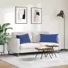 Kanapé párnák 2 pcs Rendőrségi kék 80 x 40 cm Bársonyos szövet