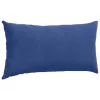 Kanapé párnák 2 pcs Rendőrségi kék 80 x 40 cm Bársonyos szövet