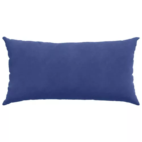Kanapé párnák 2 pcs Rendőrségi kék 80 x 40 cm Bársonyos szövet