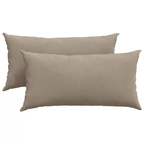 Kanapé párnák 2 pcs Tópszínű 80 x 40 cm szövet