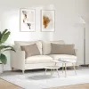 Kanapé párnák 2 pcs Tópszínű 80 x 40 cm szövet