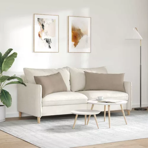 Kanapé párnák 2 pcs Tópszínű 80 x 40 cm szövet